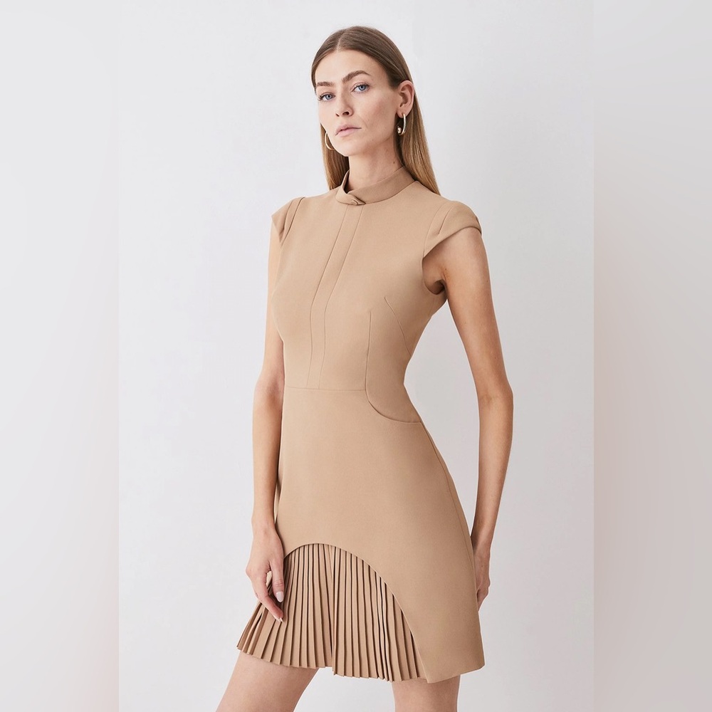 Karen Millen Military Tailored Mini Dress
